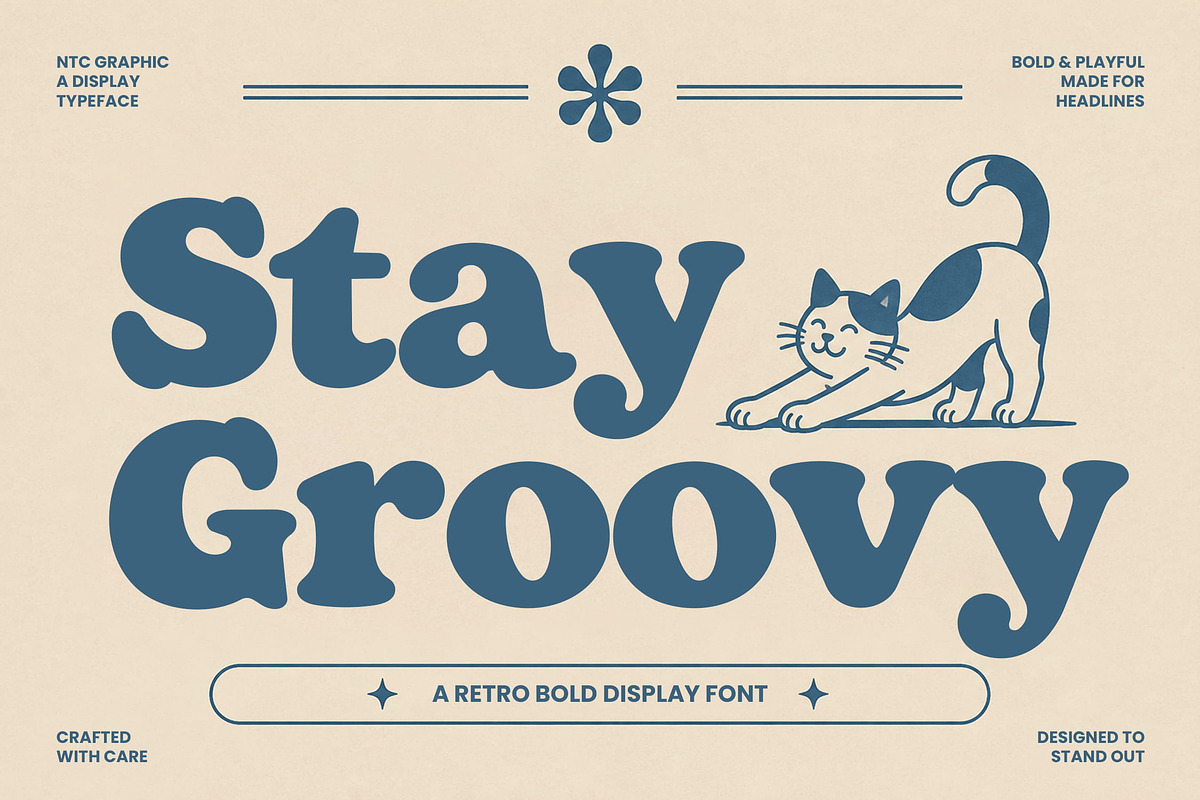 Brackenly - Retro Display Font, a Serif Font by NTC Graphic (Photo 5 of 12)
