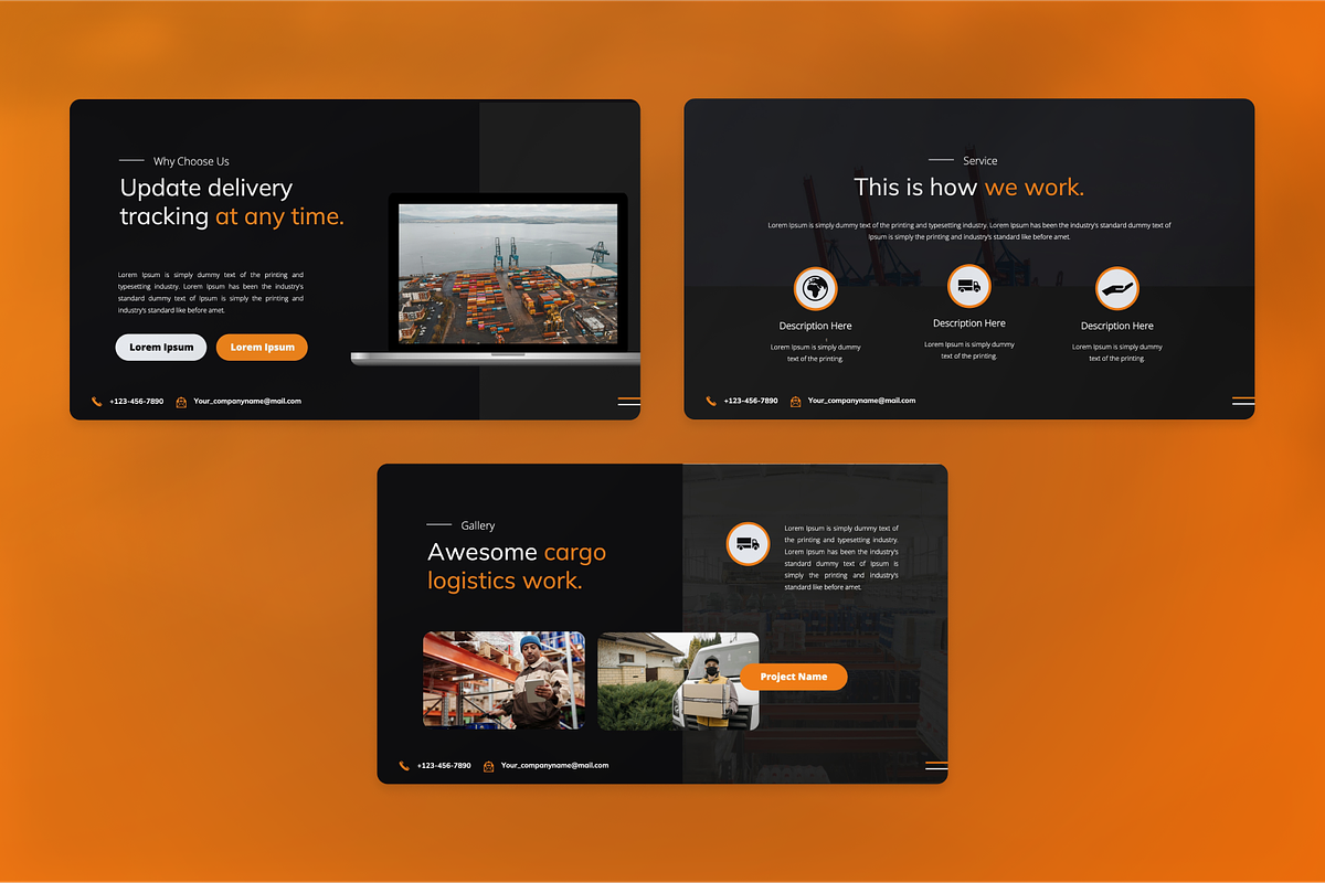 Cargo Logistics Keynote, a Presentation Template by SquidPixey (Photo 5 of 7)