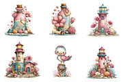 Whimsical Nautical Summer Clipart, an Illustration by CreationArt (Thumbnail 5 of 7)