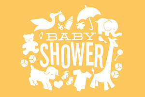 Baby Shower Icons