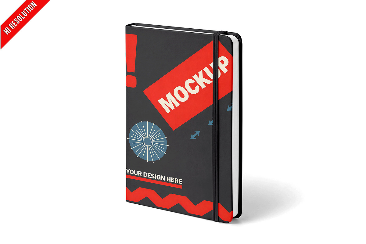 Hardcover Notebook PSD, a Books & Magazine Mockup by Bruno's Shop (Photo 1 of 3)