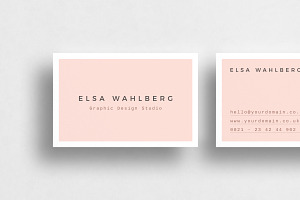 Wahlberg Business Card