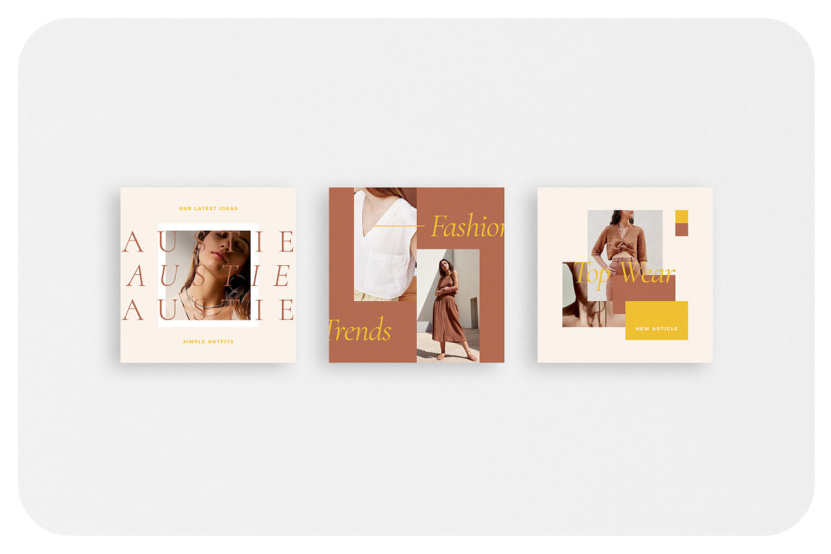 AUSTIE Instagram Feed, a Social Media Template by Aprilea (Photo 2 of 7)