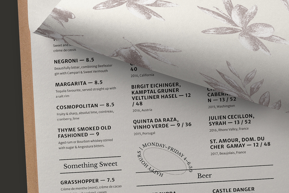 Rustic Restaurant Menu, a Brochure Template by BigWeek (Photo 4 of 4)