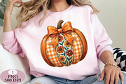 Preppy Floral Fall Pumpkin Png, an Illustration by Daily.Designs (Thumbnail 2 of 5)