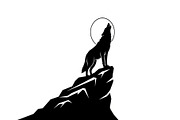40 Wolf Moon Silhouette Vector Bundl, an Illustration by Amazin_art (Thumbnail 7 of 41)