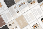 Minimalist Ebook Workbook Canva, a Marketing Template by frommakertomaker (Thumbnail 1 of 8)