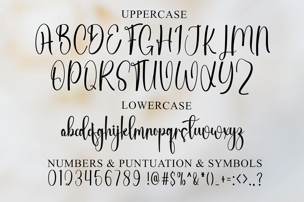 American Handmade, a Handwritten Font by FreshTypeINK (Photo 7 of 8)