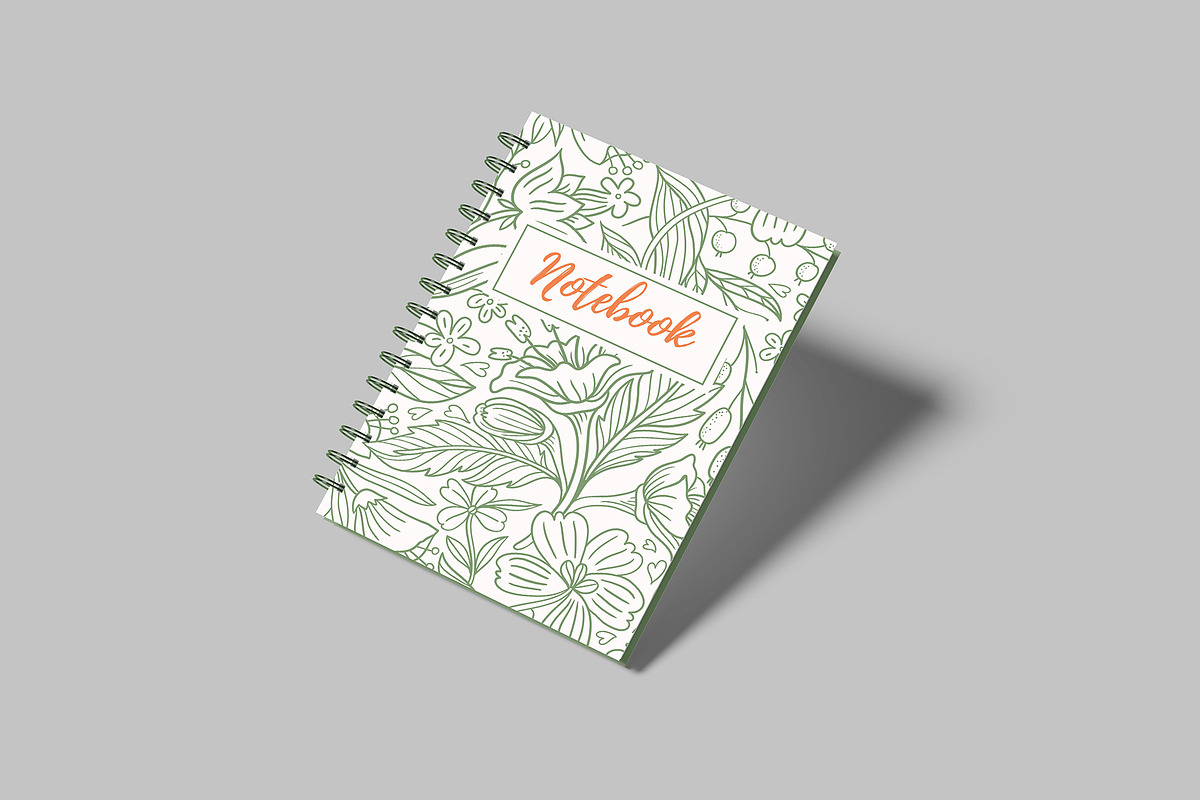 Spiral Notebook Mock-up, a Books & Magazine Mockup by Graphiculon (Photo 2 of 10)