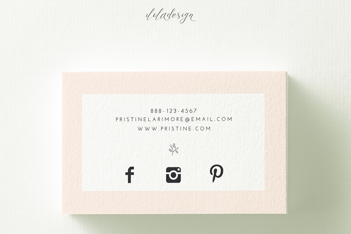 6 Elegant Business Cards-Bundle, a Business Card Template by iloladesign (Photo 5 of 13)