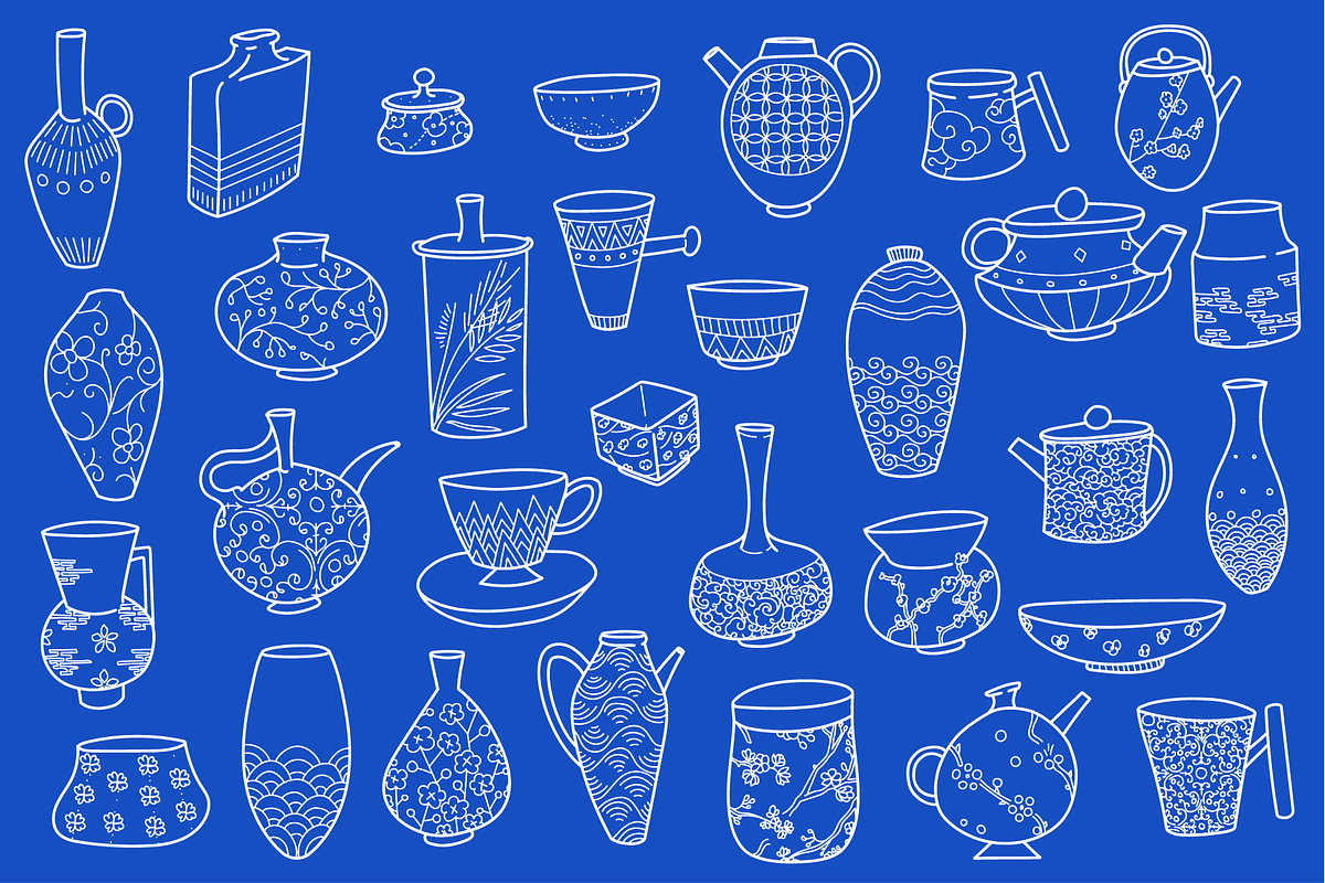 Ceramic Illustrations, a Decorative Illustration by Inkwell Supply Co (Photo 2 of 8)