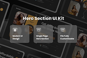 Romide - E-comerce Hero Header, an UI Kit Template by SquidPixey (Thumbnail 3 of 3)