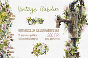 Vintage Garden Collection, an Illustration by Budogoshch (Thumbnail 1 of 9)