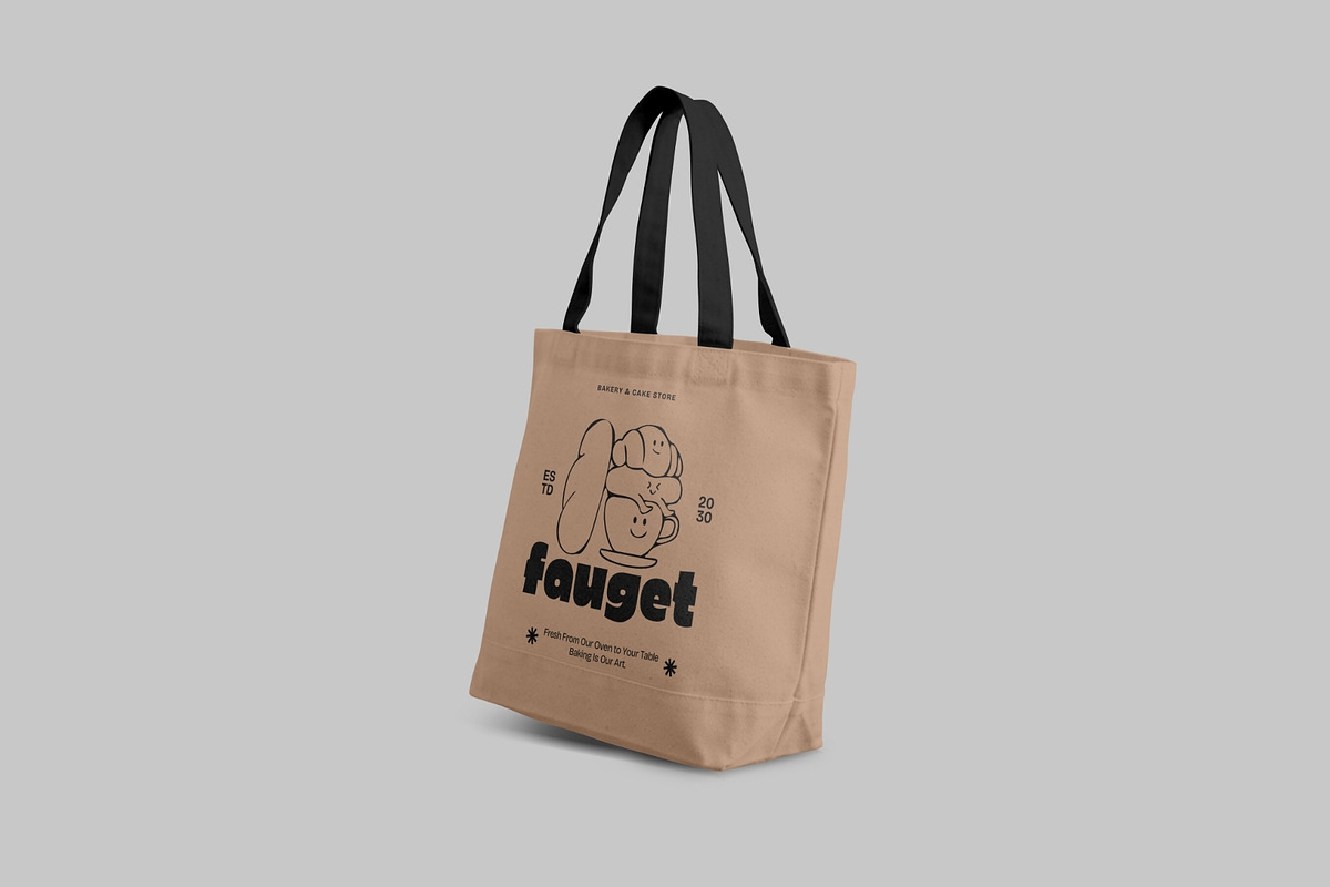 Realistic Tote Bag Mockup PSD, a Merchandise Mockup by MA-KING_ART (Photo 5 of 5)