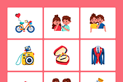 Animated Love and Wedding Icons, a Duotone Icon by Prosymbols (Thumbnail 7 of 14)