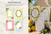 Amalfi Lemon Mediterranean Clipart, a Decorative Illustration by SunnJaneArt (Thumbnail 9 of 17)
