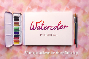 Watercolor Textile Patterns