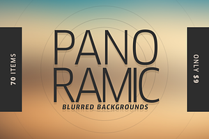 70 Panoramic Blurred Backgrounds