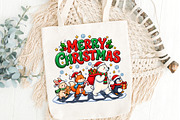 Cute Animals Merry Christmas PNG, an Object Graphic by Zahyl Studio (Thumbnail 5 of 7)
