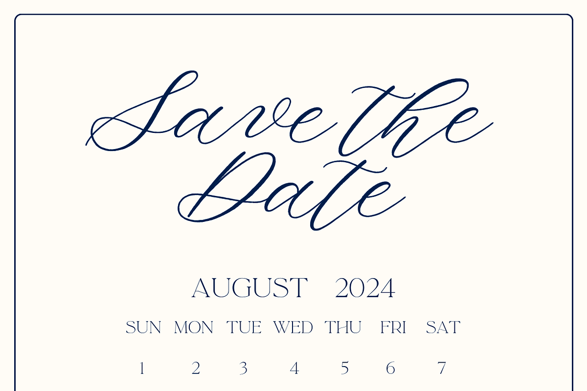 Save The Date Calendar Template, an Invitation Template by Story Native (Photo 6 of 6)
