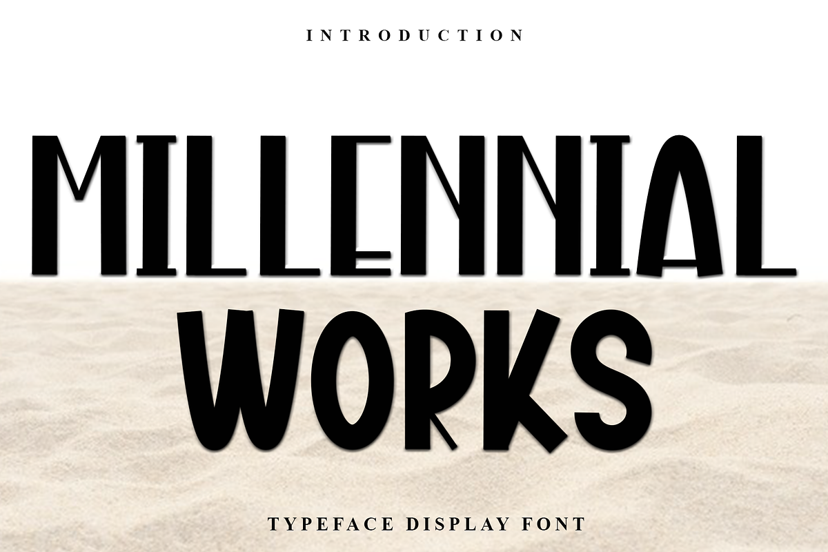 Millennial Works, a Script Font by InermediaSTUDIO (Photo 1 of 8)