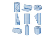 Bubble wraps rolls displaying, an Object Graphic by pikepicture (Thumbnail 1 of 3)