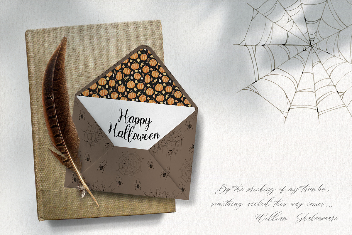 Halloween watercolor collection, a Decorative Illustration by CrystalinaShop (Photo 16 of 16)