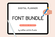 Digital Planner Font Bundle, a Handwritten Font by Sofia Skoog (Thumbnail 1 of 12)