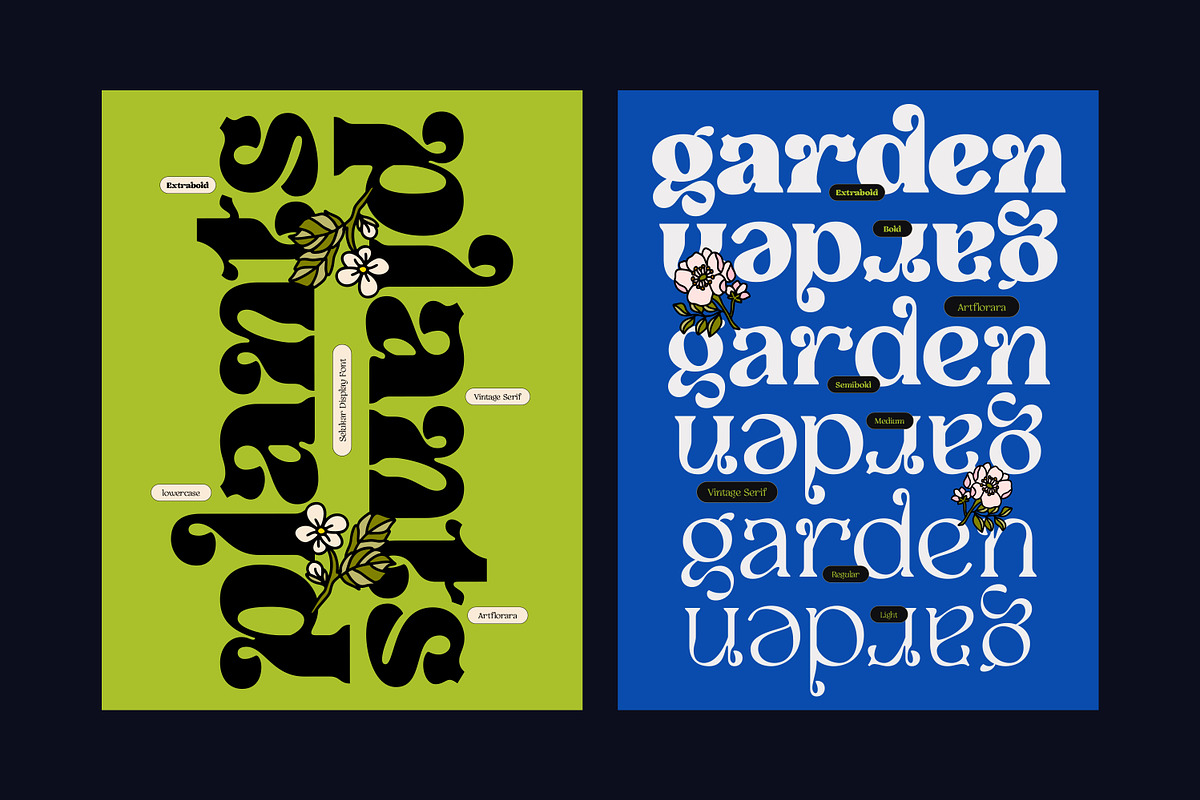 Selukar - Display Variable Font, a Serif Font by Artflorara (Photo 7 of 16)