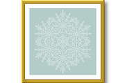 Round Vector Snowflake With Abstract, an Object Graphic by FineArtStudio (Thumbnail 2 of 3)