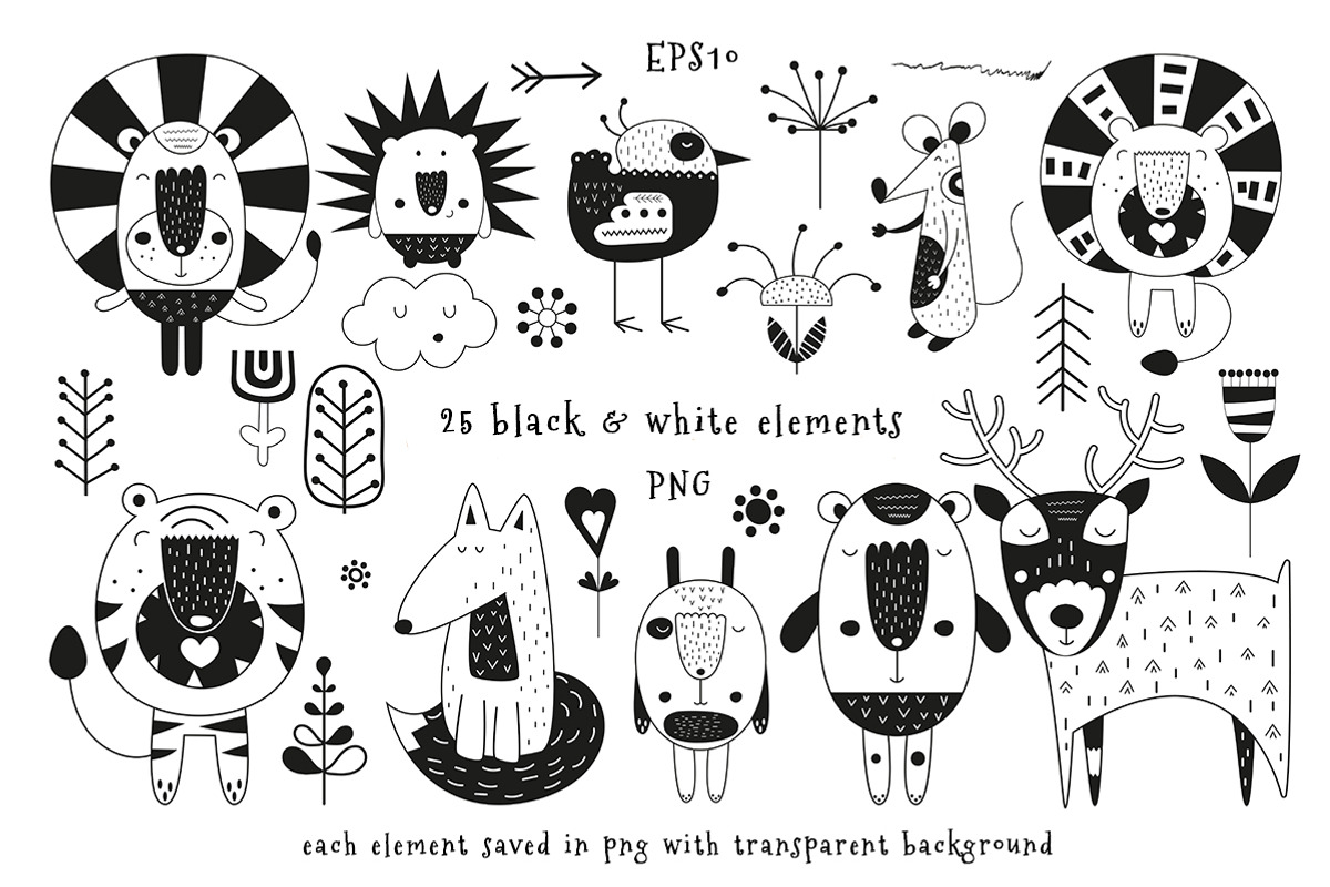 Nursery Art Scandinavian Animals, an Animal Illustration by Nursery Art (Photo 3 of 12)