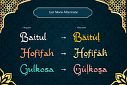 Al-Fitrah Ramadhan, a Blackletter Font by Sronstudio (Thumbnail 11 of 12)