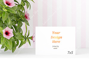 7x5 Card Mockup - 520, a Print Template by Mockup Shop