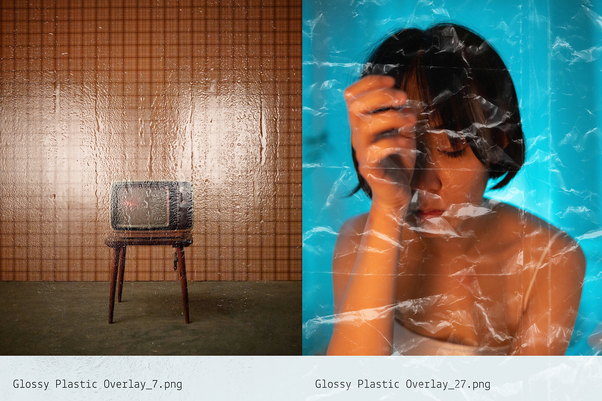 Glossy: Plastic Texture Overlays, a Texture Graphic by Anastasiia VNSK (Photo 14 of 19)