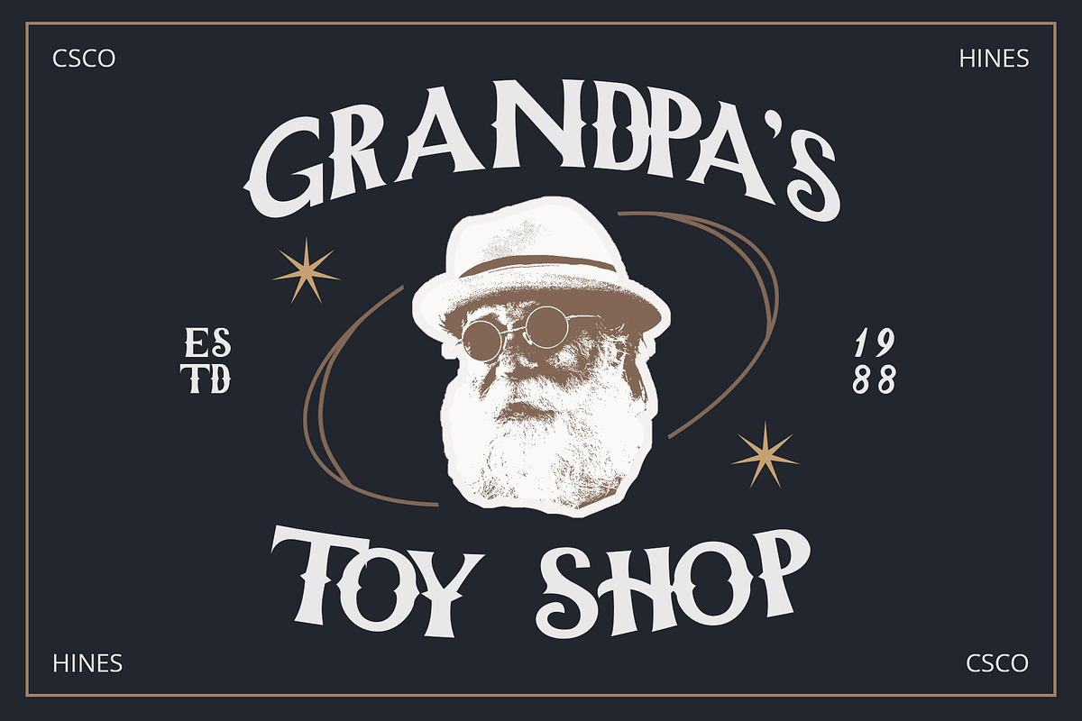 Hines – Vintage Font, a Serif Font by Craft Supply Co. (Photo 6 of 8)