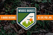 Woods Badges, an Object Graphic by Ember Studio (Thumbnail 1 of 2)