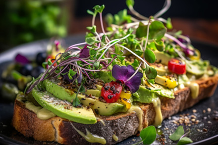 avocado toasts, a Food & Drink Photo by Natalia Klenova's Shop