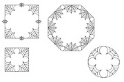 Cobweb Decorative Elements, an Object Graphic by Kessens (Thumbnail 1 of 8)