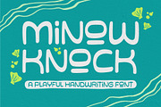 Minow Knock - Handwriting Font, a Handwritten Font by HanzelSpace Studio (Thumbnail 1 of 6)