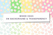 55 Easter Eggs Vector Patterns, a Pattern Graphic by Anne Elster Design (Thumbnail 6 of 7)