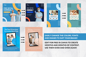 Physio Templates BUNDLE 289 Designs