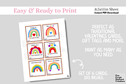 Kid Bright Boho Rainbow Valentine, a Seasonal Illustration by Fine Purple Elephant (Thumbnail 2 of 2)