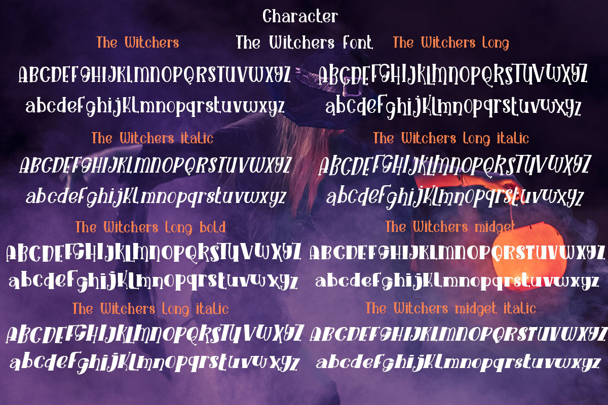 The Witchers, a Font by Bramcreative (Photo 9 of 9)