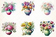Spring Flowers Vase Clipart, an Illustration by DreamCafeArt (Thumbnail 3 of 5)