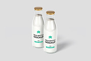 Milk Bottle - Mockup, a Product Mockup by Rometheme Std (Thumbnail 3 of 5)