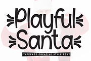 Playful Santa | Script Font, a Script Font by Scratchones (Thumbnail 1 of 9)
