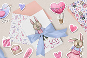 Valentine's Day Collection, an Animal Illustration by Aquarellka (Thumbnail 2 of 8)