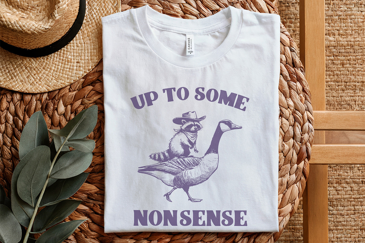 Up To Some Nonsense Raccoon PNG, an Illustration by SharpMarketplace (Photo 5 of 9)