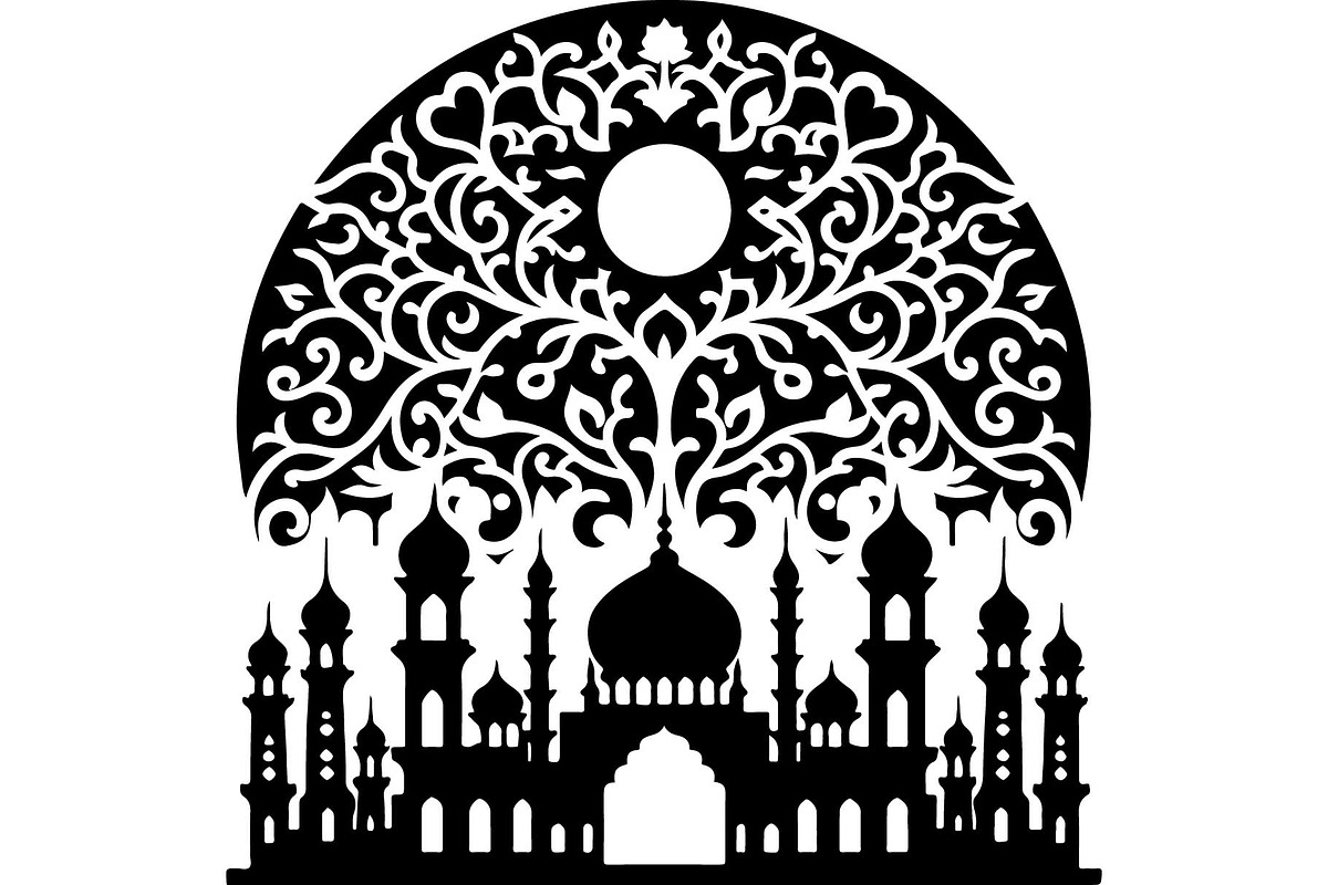 Black Mandala & Nature SVG Bundle, an Object Graphic by Designer_Momina (Photo 2 of 13)