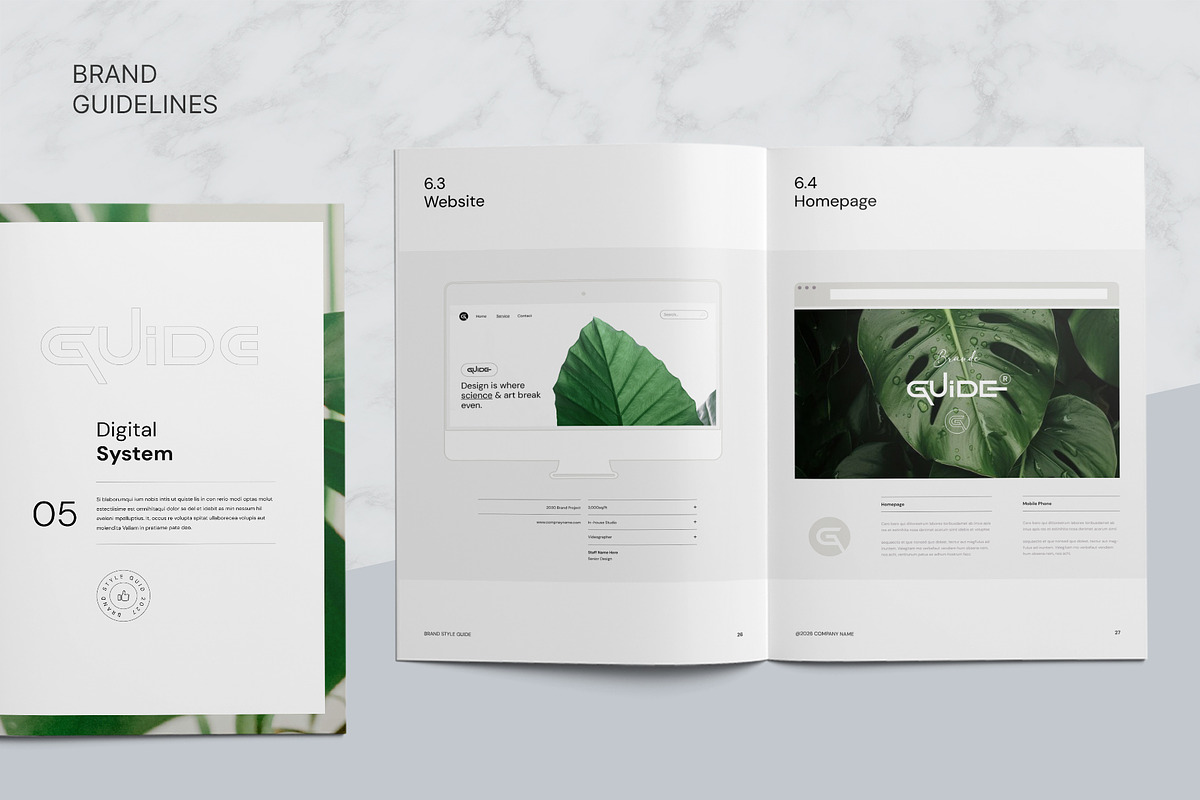 Brand Manual | CANVA, a Brochure Template by KreateTribe (Photo 12 of 15)